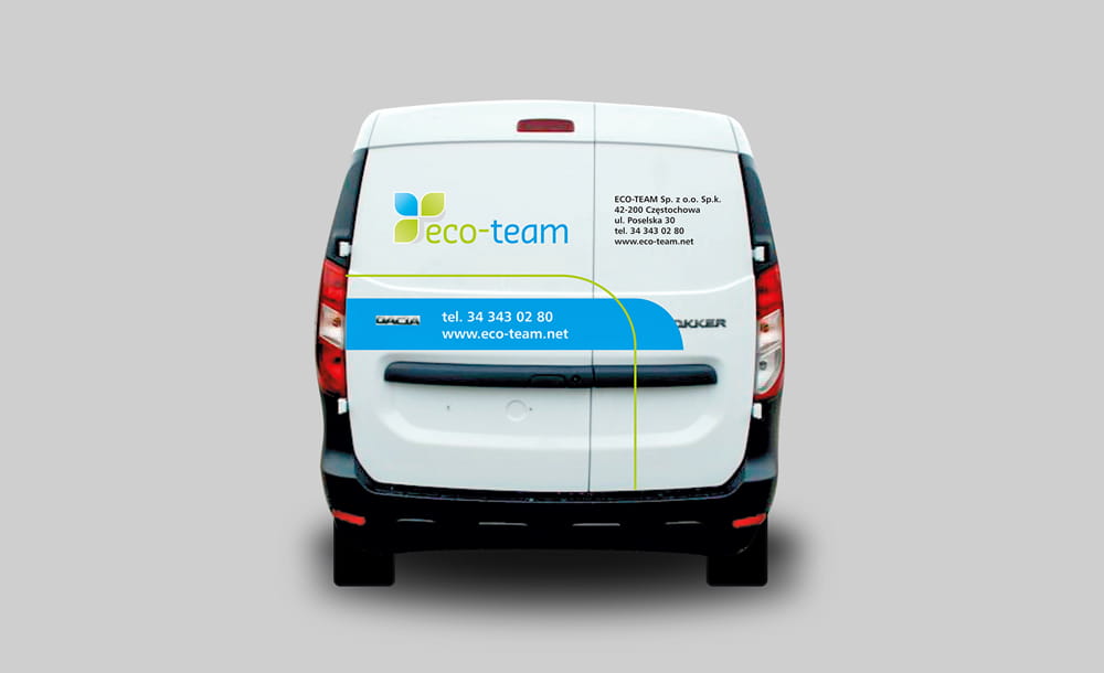 Grafika na samochody Eco-Team