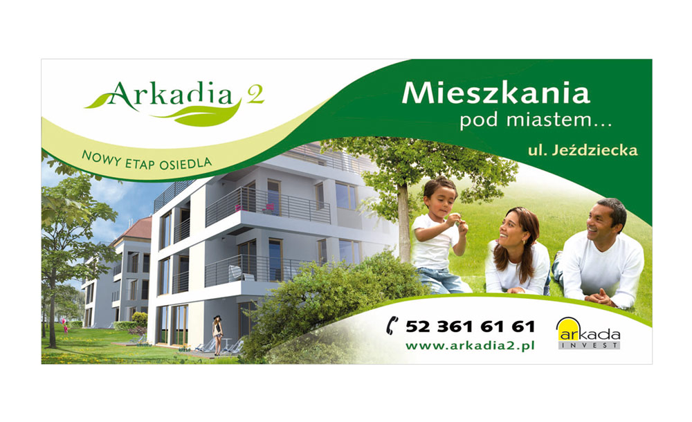 Plakaty reklamowe Arkadia 2