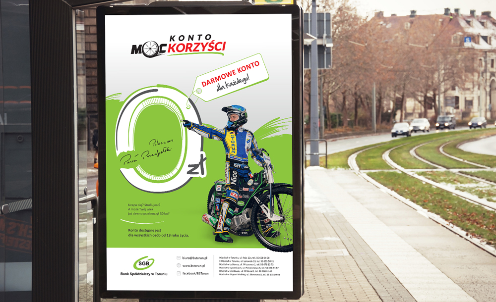 Plakaty reklamowe Moc Korzyści
