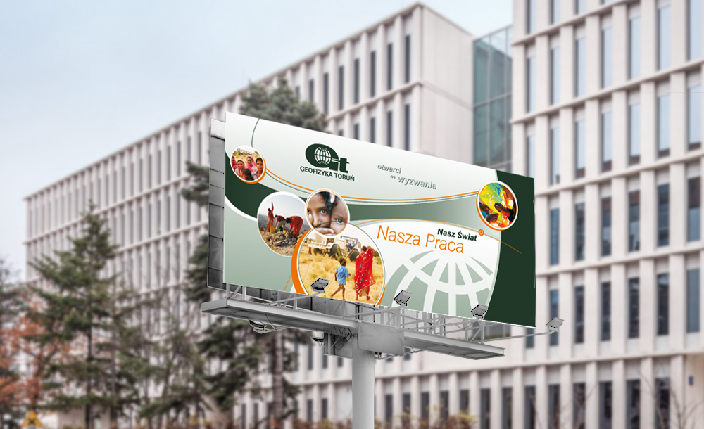 Billboardy, banery reklamowe Geofizyka