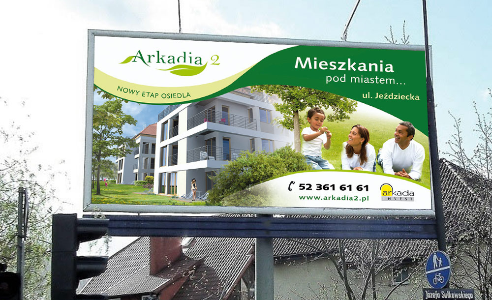 Billboardy, banery reklamowe Arkadia 2