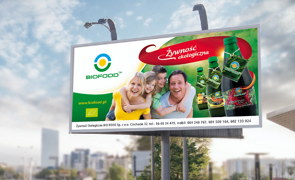 Billboardy, banery reklamowe BioFood