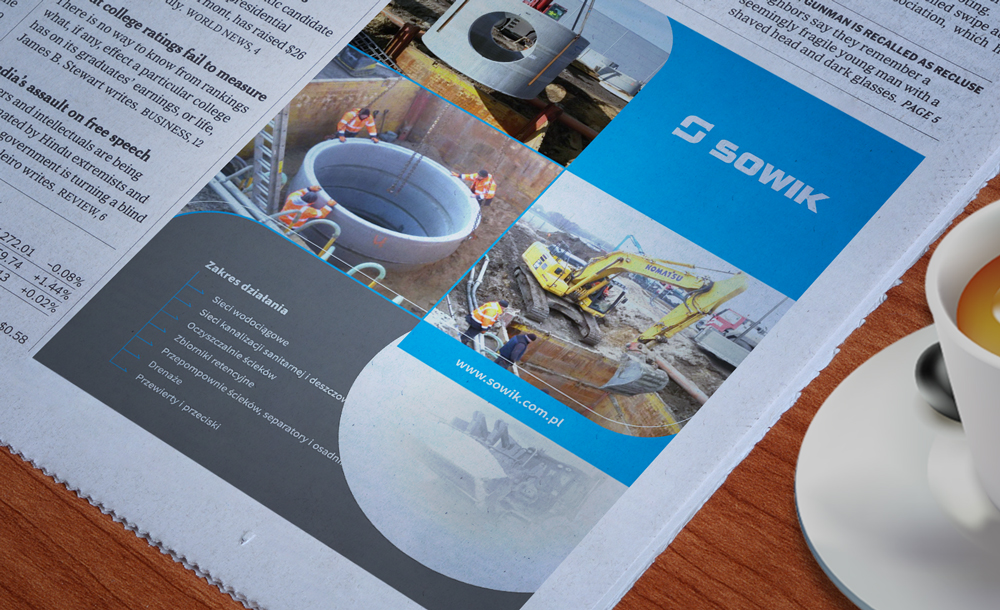 Reklamy prasowe Sowik
