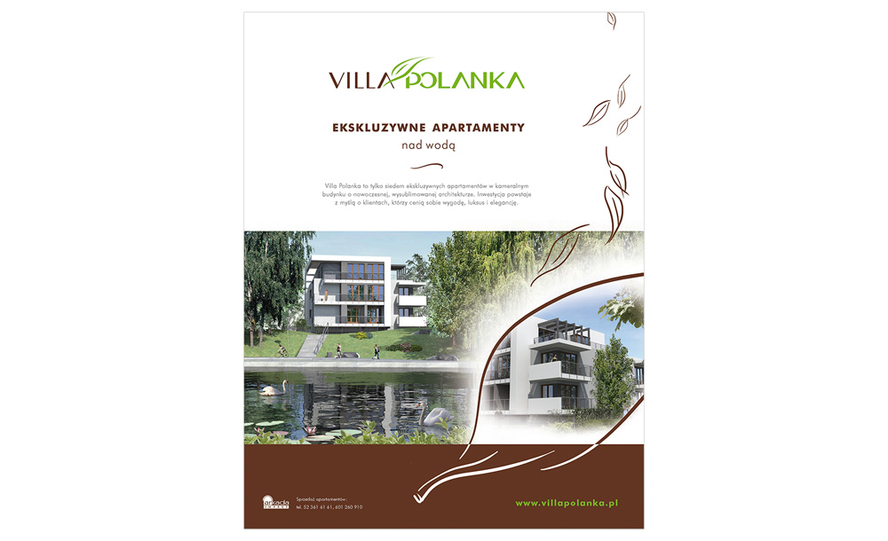 Reklamy prasowe Villa Polanka
