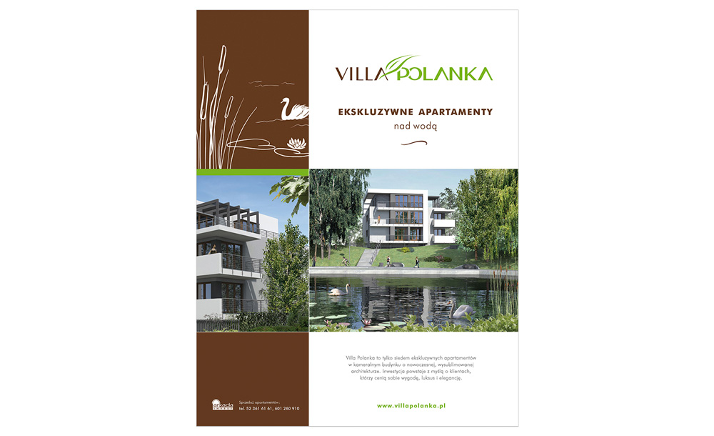 Reklamy prasowe Villa Polanka