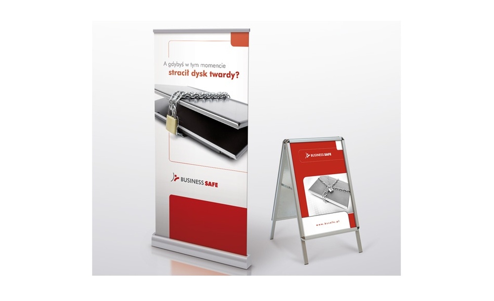 Rollup, ścianki Business Safe
