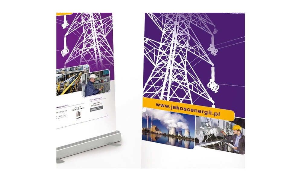 Rollup, ścianki Konferencja Energii