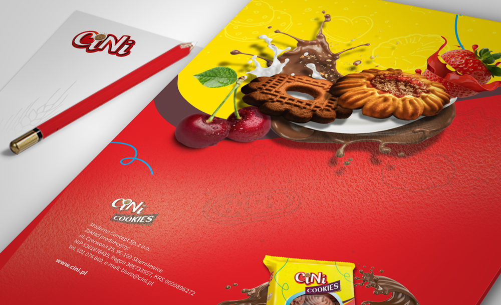 Teczki reklamowe Cini Cookies