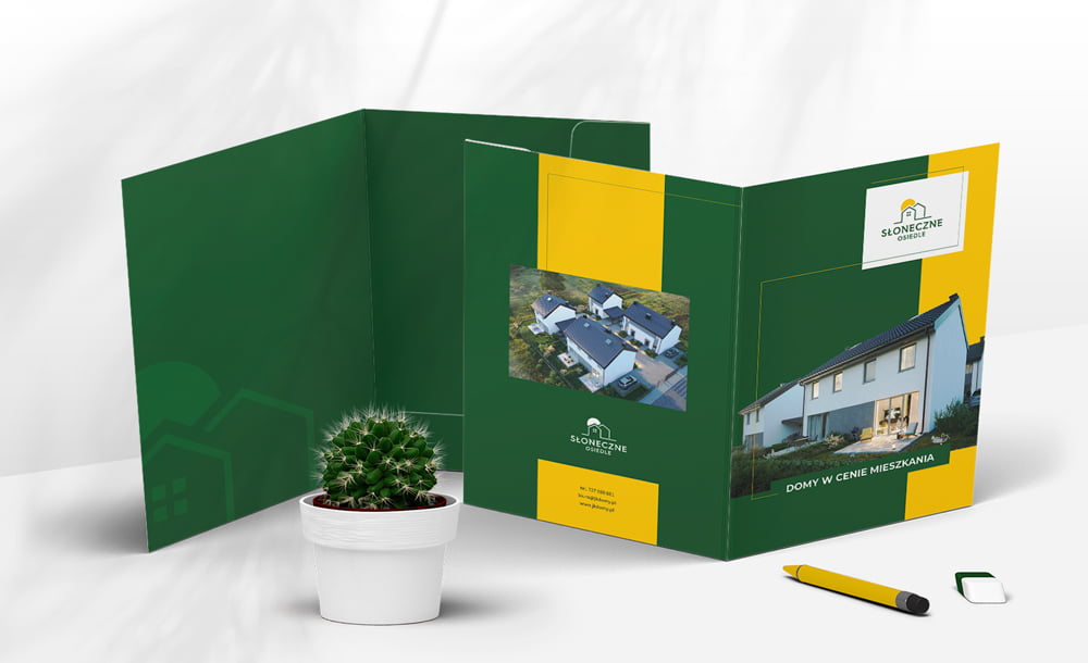 Teczki reklamowe Słoneczne Osiedle