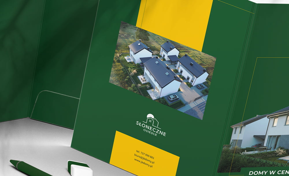 Teczki reklamowe Słoneczne Osiedle