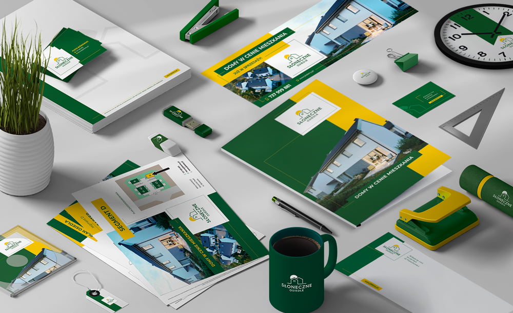 Teczki reklamowe Słoneczne Osiedle