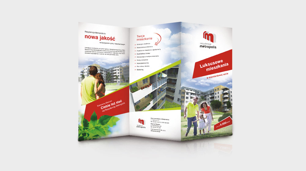 Ulotki reklamowe Rezydencja Metropolis