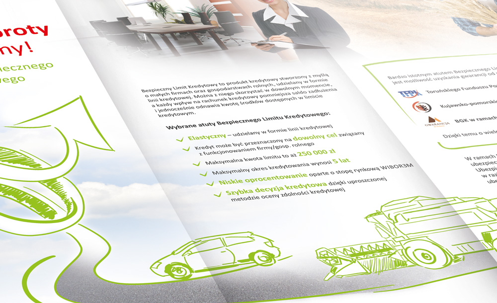 Ulotki reklamowe Bank Spółdzielczy