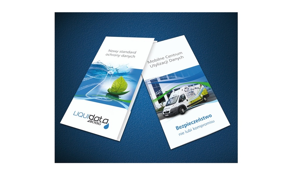 Ulotki reklamowe Liquid Data