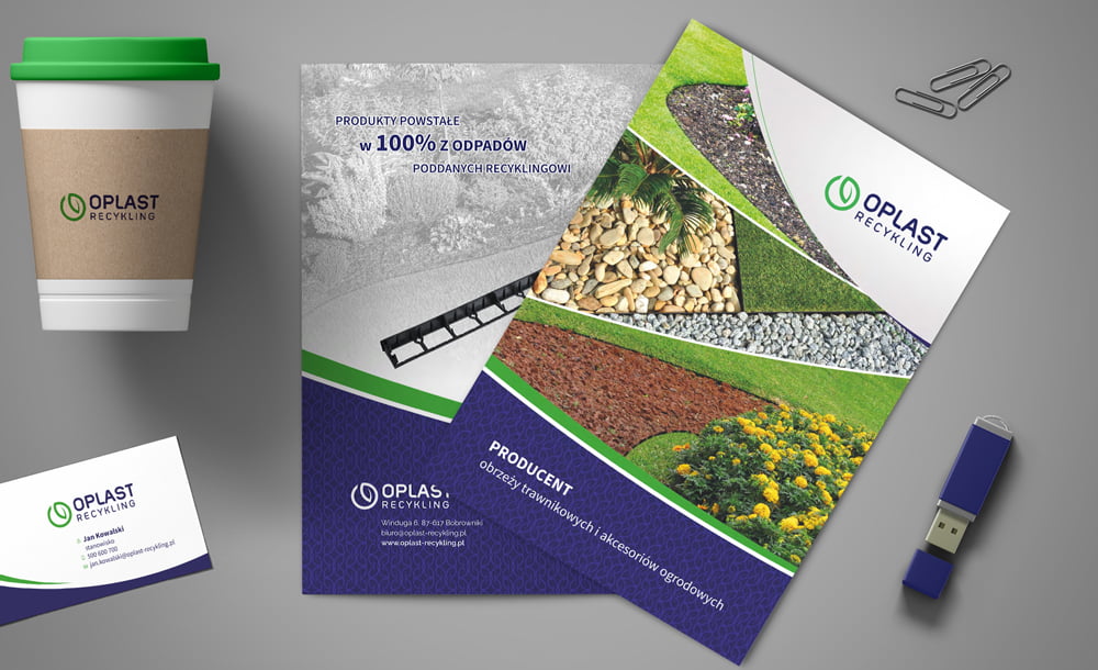 Ulotki reklamowe Oplast Recykling
