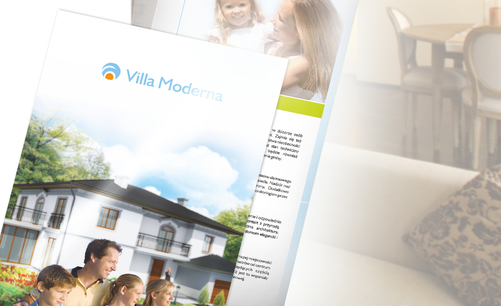 Ulotki reklamowe Villa Moderna