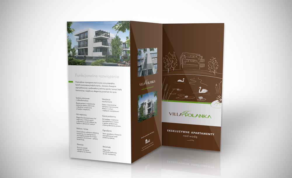 Ulotki reklamowe Villa Polanka