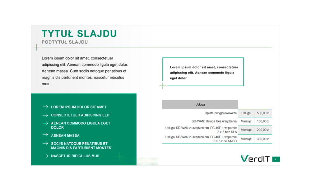 prezentacje firmowe Verdit