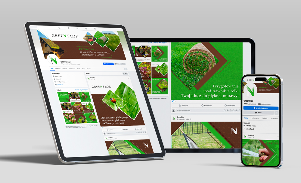 social media Green Flor