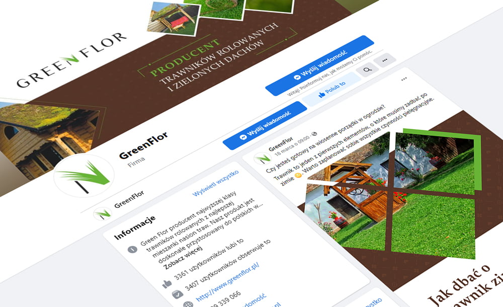 social media Green Flor