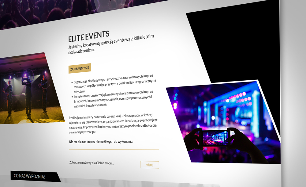 Strony WWW Elite Events