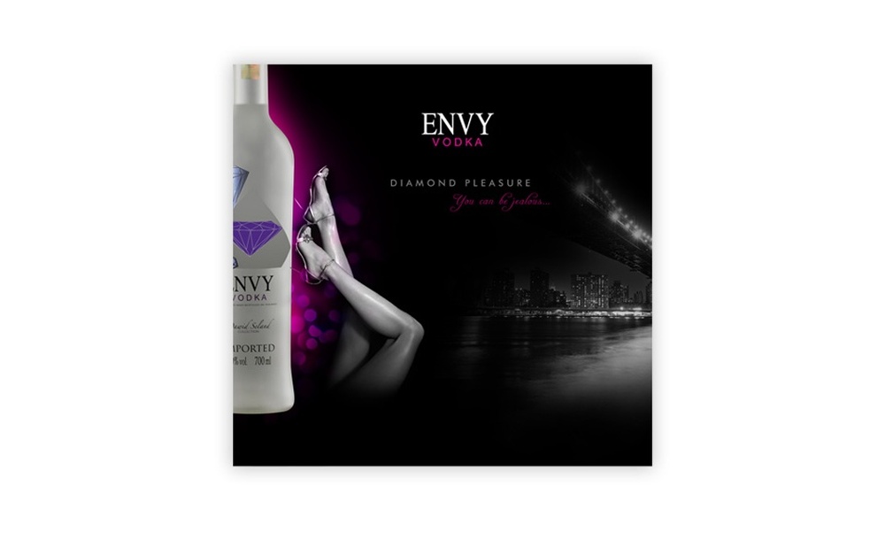 tworzenie stron www Envy Vodka