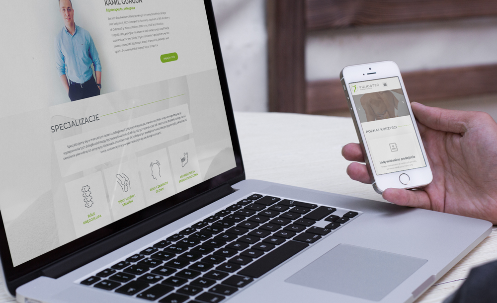 tworzenie stron www Fizjosteo