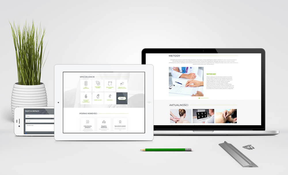 tworzenie stron www Fizjosteo