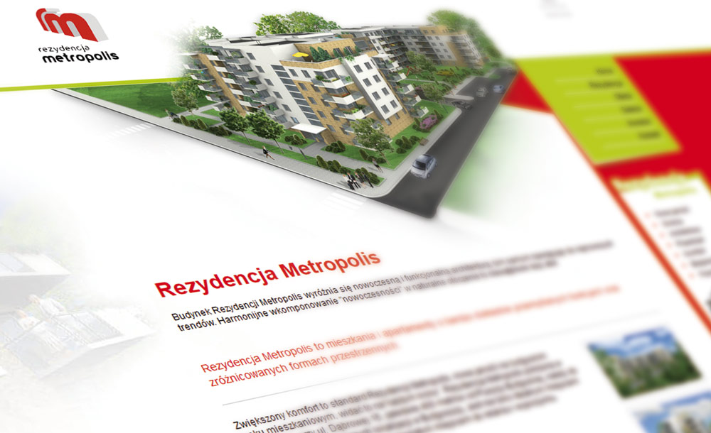Strony WWW Rezydencja Metropolis