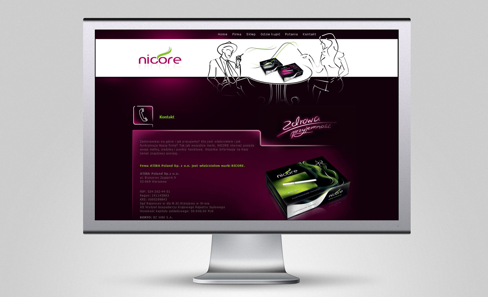 Strony WWW Nicore