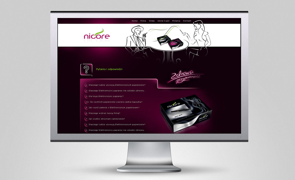 Strony WWW Nicore