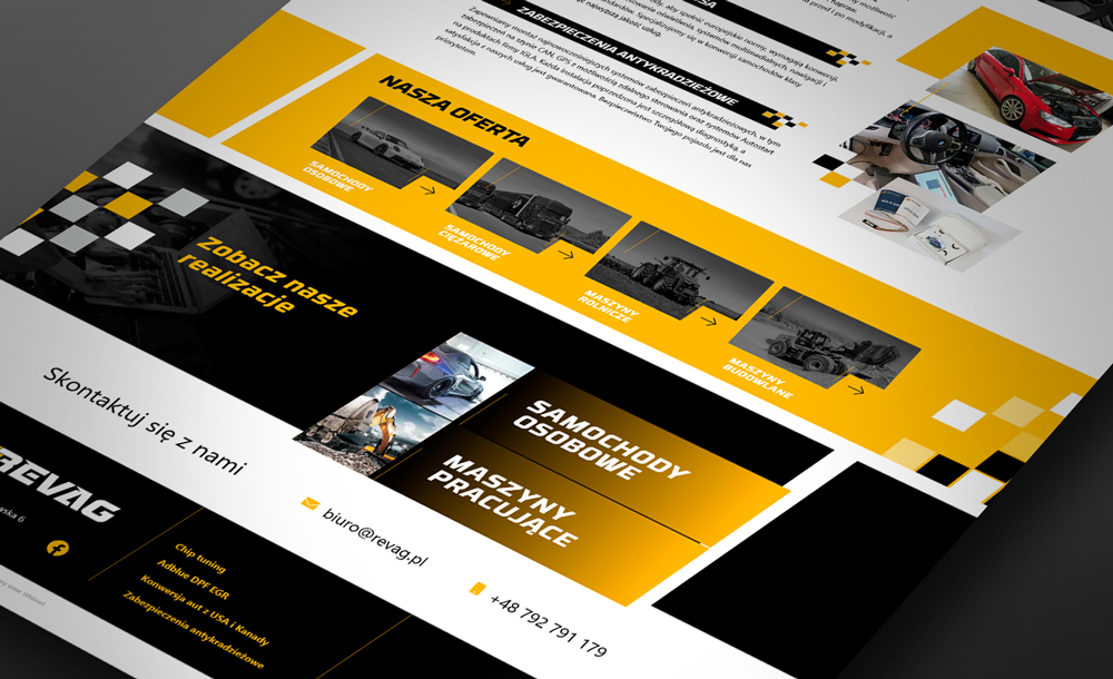 tworzenie stron www Revag