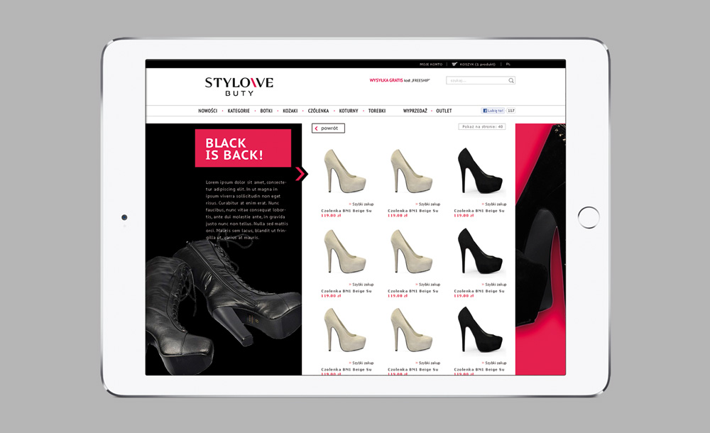 Strony WWW Stylowe Buty