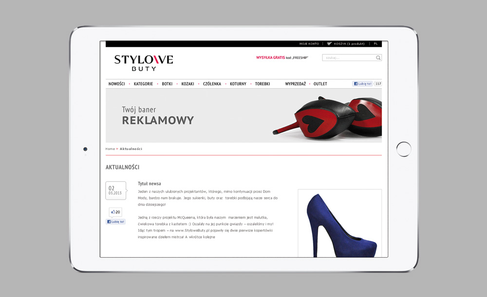 Strony WWW Stylowe Buty