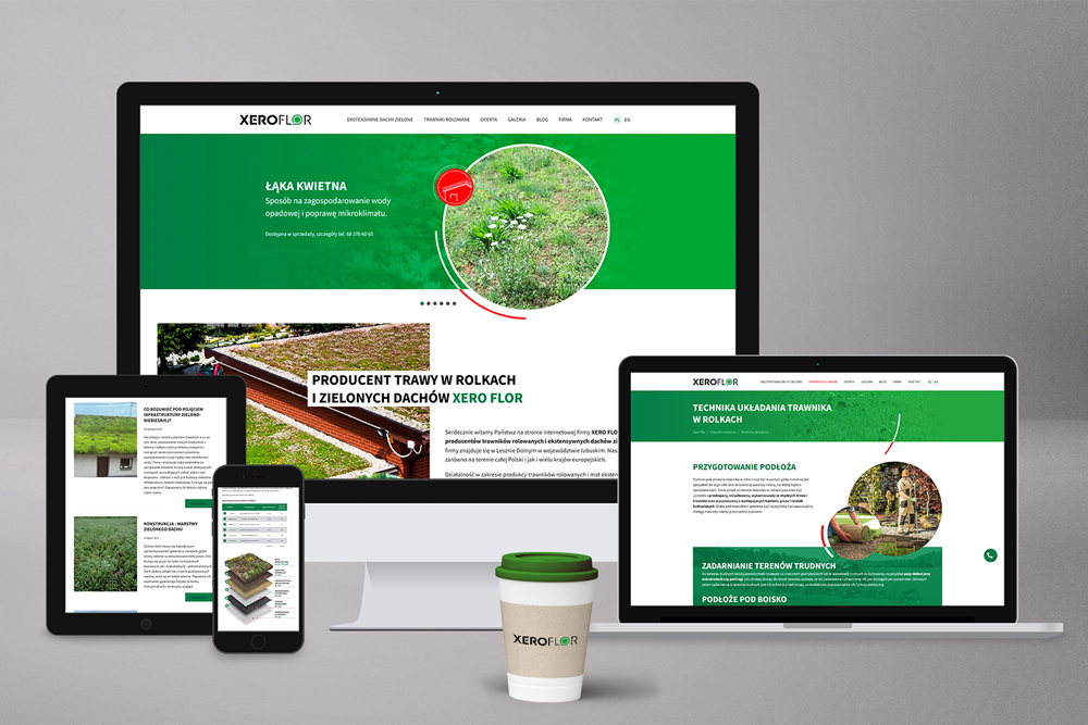 tworzenie stron www Xero Flor