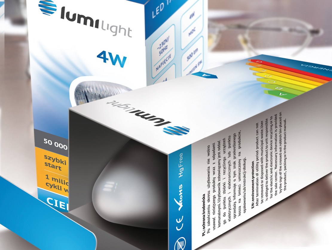 Opakowania reklamowe Lumi Light