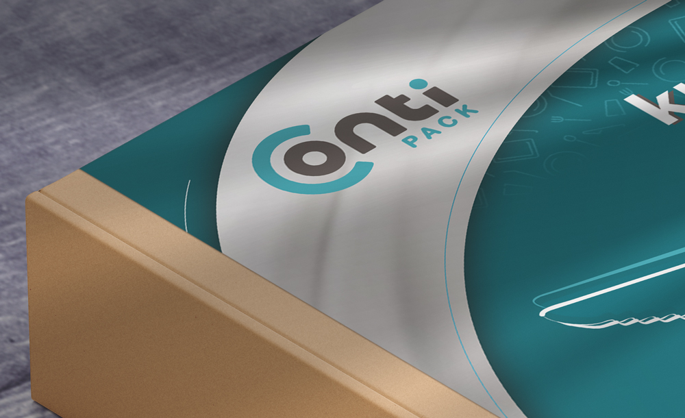 opakowania, etykiety reklamowe Conti