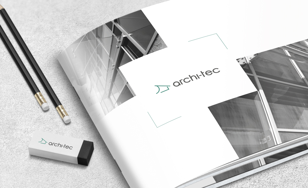projekt logo firmy Archi-Tec