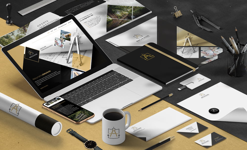 projekt logo firmy Archlegis