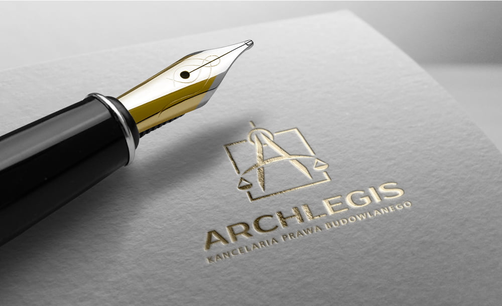 projekt logo firmy Archlegis