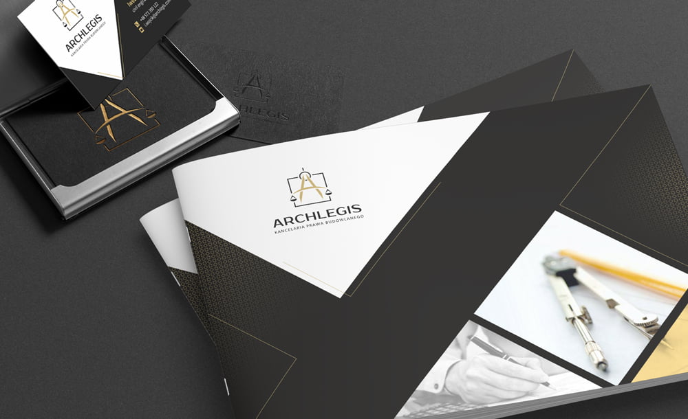 projekt logo firmy Archlegis