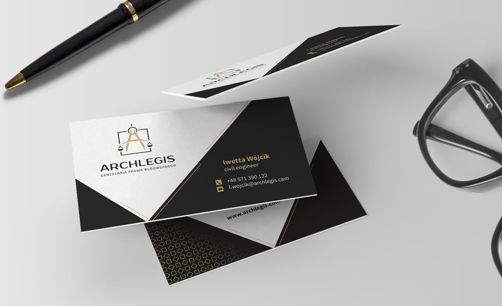 projekt logo firmy Archlegis