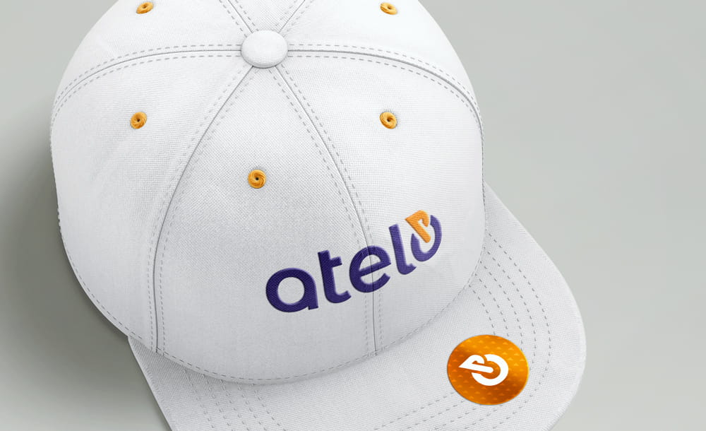 projekt logo firmy Atelo