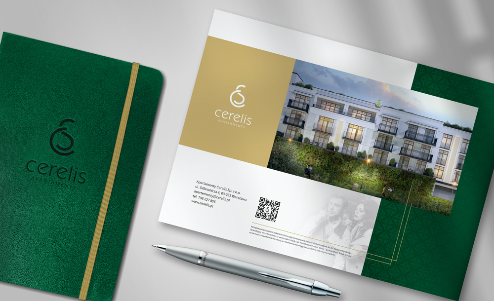 projekt logo firmy Cerelis