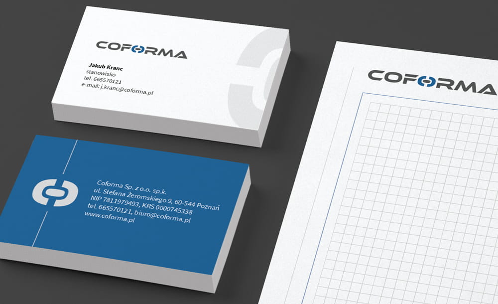 projekt logo firmy Coforma