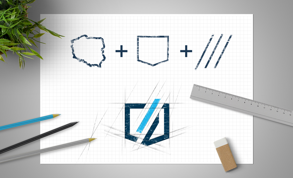 projekt logo firmy Coradika