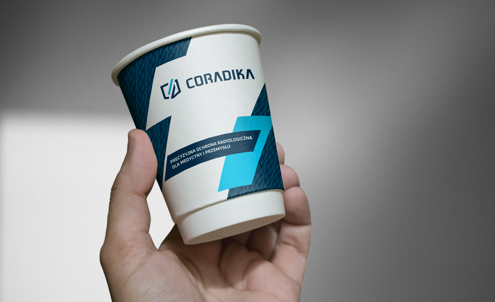 projekt logo firmy Coradika
