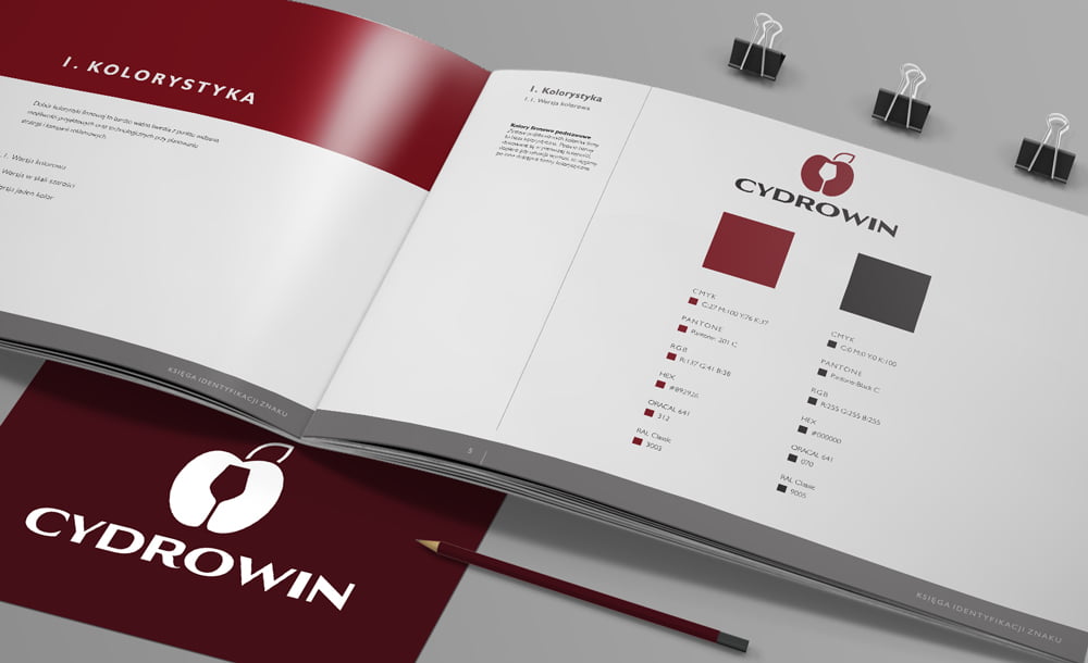 projekt logo firmy Cydrowin