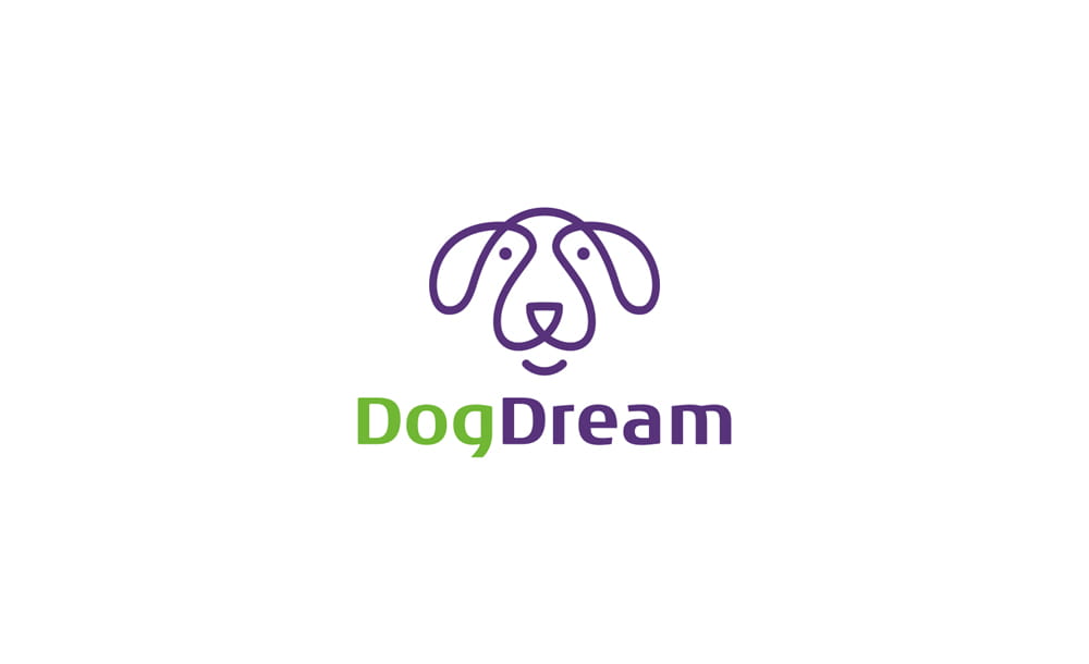 projekt logo firmy Dogdream