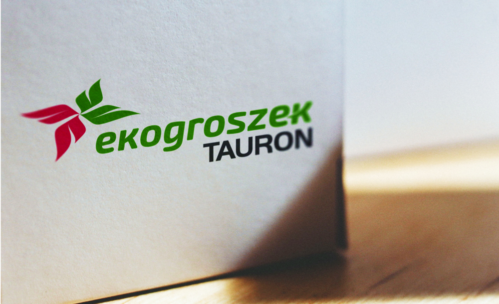 projekt logo firmy Ekogroszek Tauron